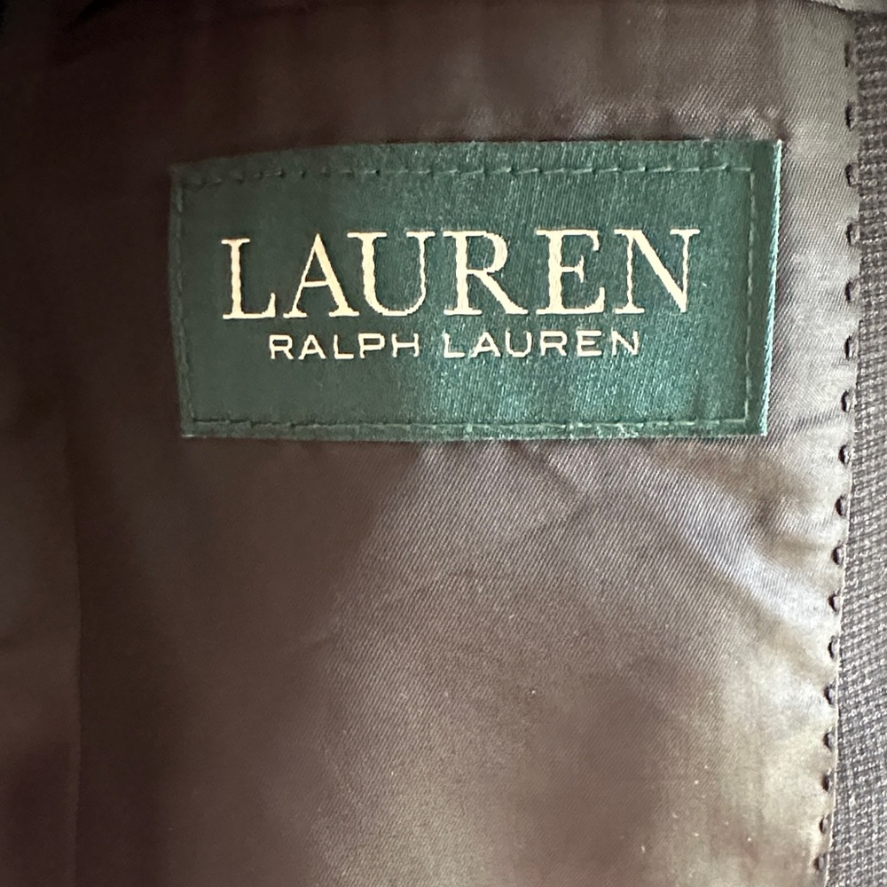 Ralph Lauren Kids Black and Navy Suit Jacket/Blazer Size 8 - Picture 2 of 8